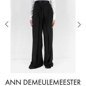 Ann Demeulemeester Wide Leg Pants